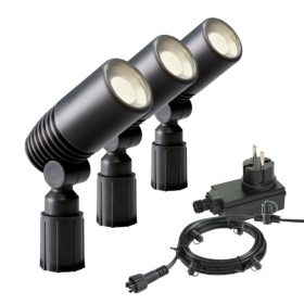   Techmar - Garden Lights Alder szett (3 világítótest + kábel + transzformátor)
